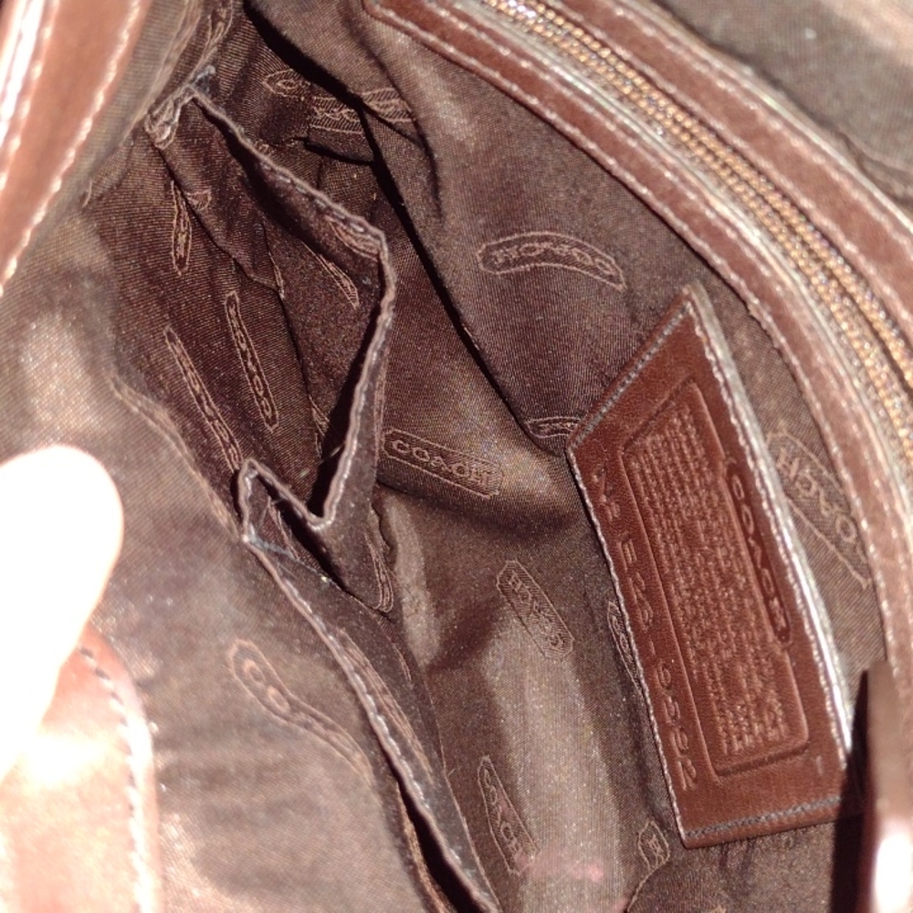 Coach Crossbody Brown Leather E23-9592 - Picture 9 of 9